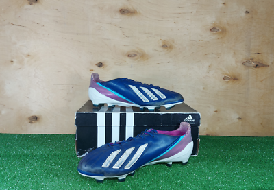 Adidas adizero F50 FG Leather G65304 Blue boots Cleats mens