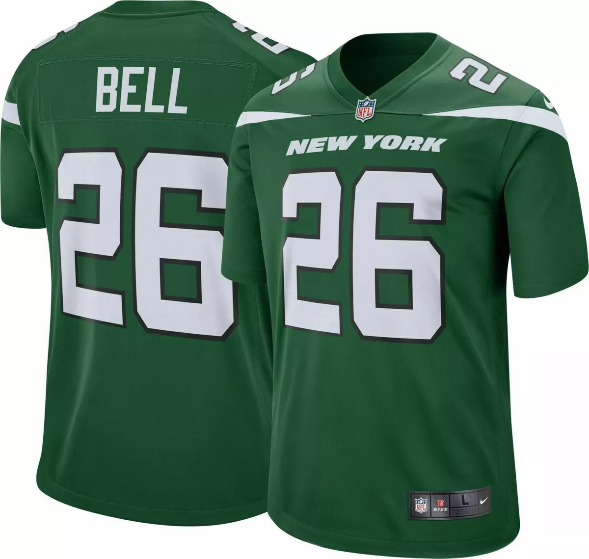 New York New York Jets No26 Le'Veon Bell Nike 2018 Salute to Service Retro USA Flag Limited NFL Jersey