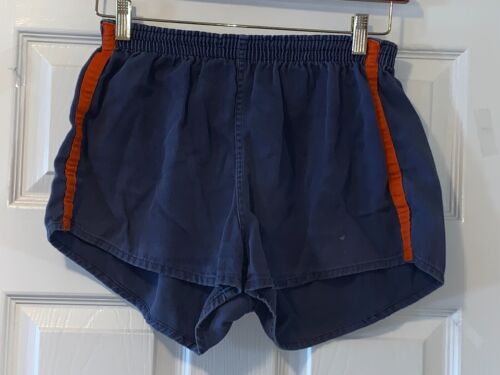VINTAGE MENS CHAMPION SHORTS WAIST 36-38 LARGE MADE IN USA