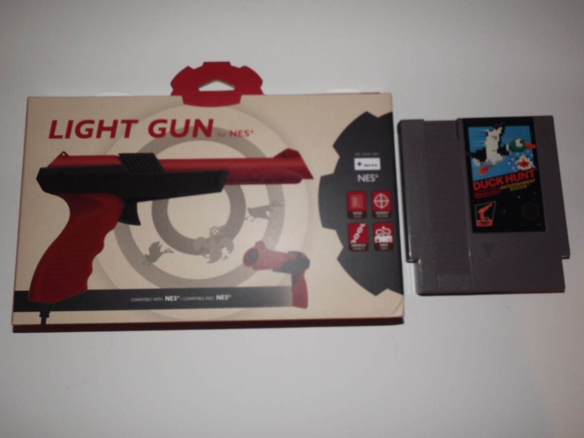 その他 NES Zapper Zapper Light Gun Controller with Nintendo NES DUCK HUNT