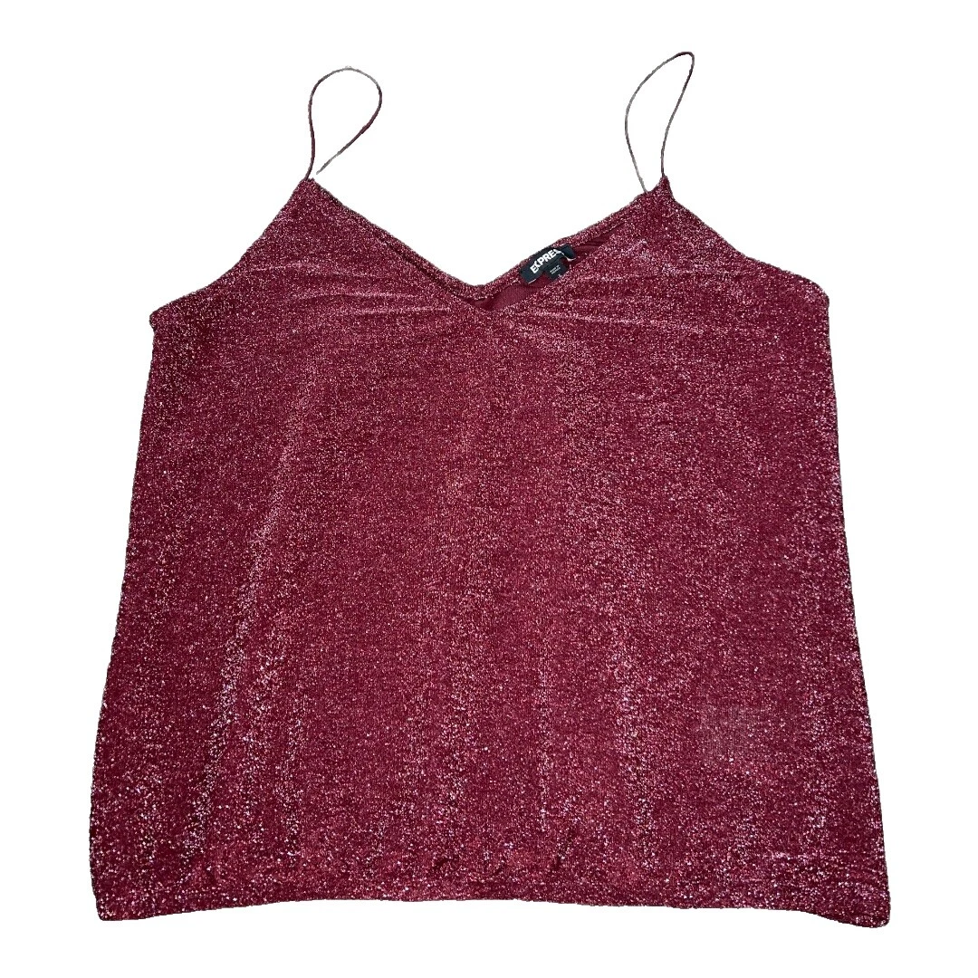 Express Women's Solid Polyester Tank Tops for Women