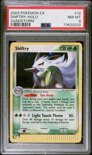 Shiftry graded PSA 8 for sale on eBay
