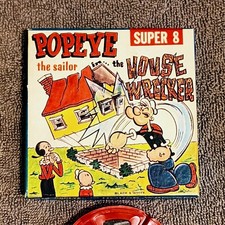 Popeye The Sailor Movie 8mm The House Wrecker 572 Vintage Film