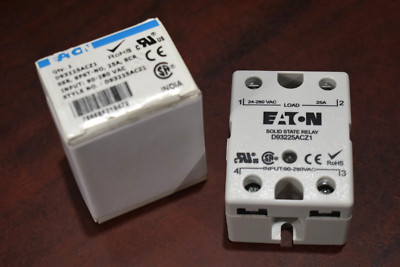 Eaton D93225ACZ1 Solid State Relay, 25A, SPST-NO