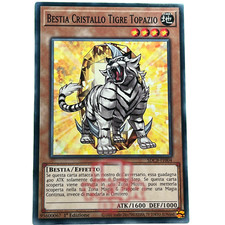 Yu-Gi-Oh ITA Comune 1ed Sdcb-it004 deck Bestia Cristallo Tigre Topazio