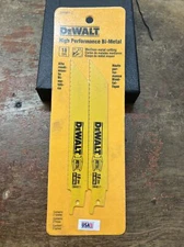 DeWalt  2 PACK 6" RECIPROCATING SAW BI Metal Cutting BLADE 18TPI DW4811-2
