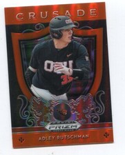 Adley Rutschman 2019 Panini Prizm Draft Picks Red Crusade Baseball #15