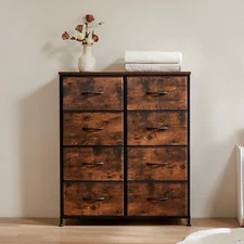 Dresser with 8 Drawers for Bedroom Organizer Storage Fabric Chest of Drawers