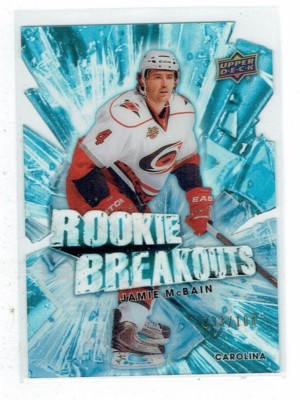 10-11 UD Upper Deck Series Two  Rookie Breakouts  Jamie McBain  /100  Rookie