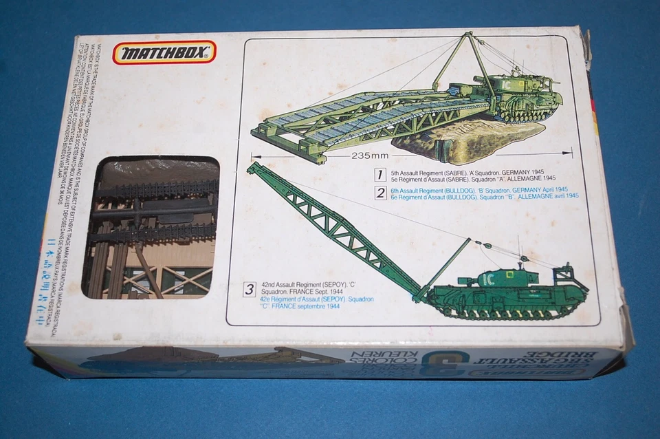 Matchbox PK-177 - Churchill A.V.R.E.   scala 1/76 - Immagine 2 di 2