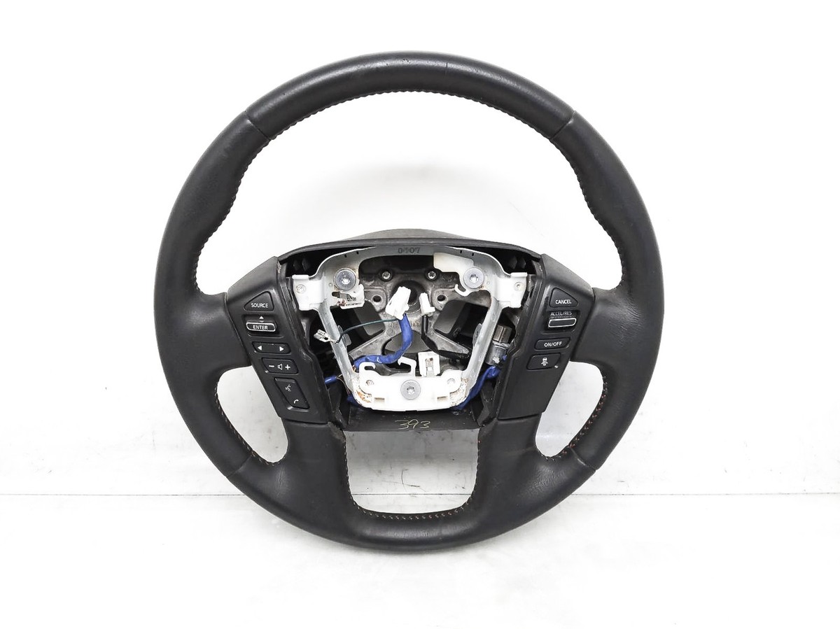 kaaaachan★専用 2020-2021 Nissan Titan Pro-4X Steering Wheel Black 48430-9Fv5a *W