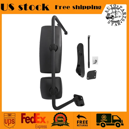 Passenger Side Right Door Mirror Black For International 4300 4200 2002-2018