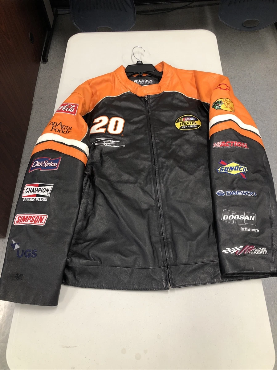 Nascar top leather jacket
