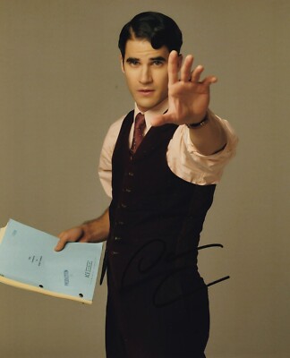 DARREN CRISS signed Autogramm 20x25cm GLEE in Person autograph COA