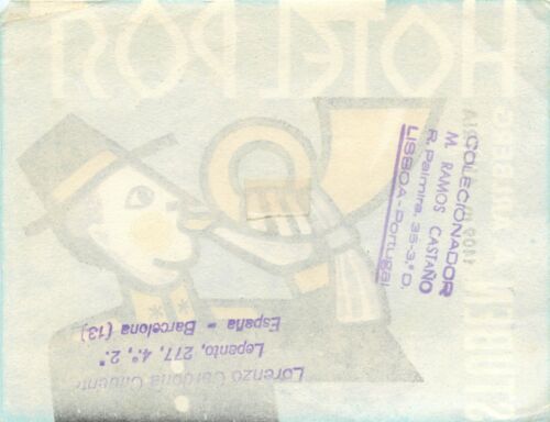 Hotel Post ~STUBEN ARLBERG - AUSTRIA~ Great Old Luggage Label, c. 1955 - Picture 2 of 2