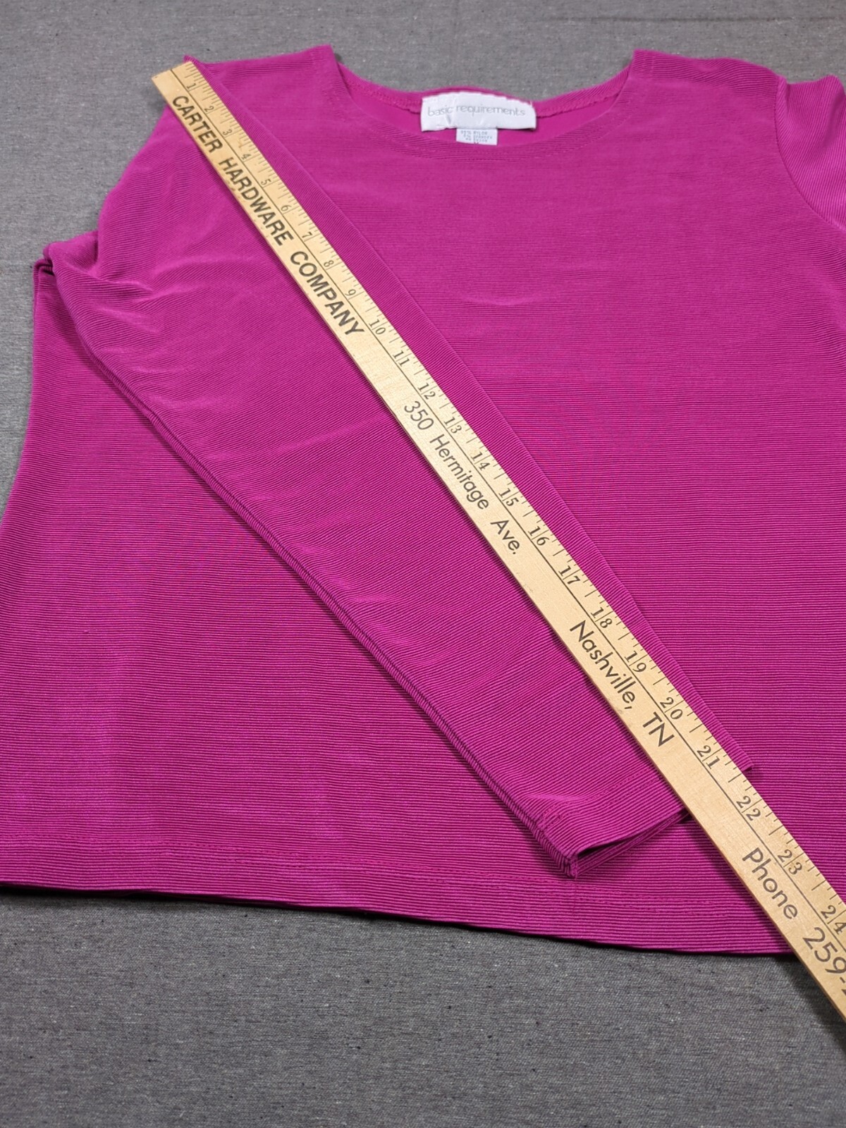 Basic Pink Horizontal Rib Knit Pullover Womens Si… - image 14