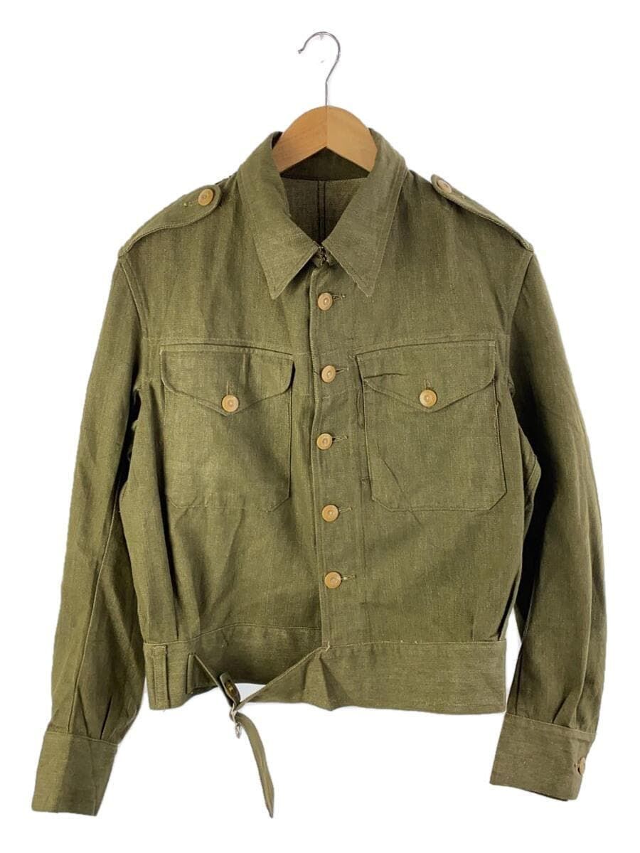 BRITISH Military Other Battle Dress Jacket 50s 7 Denim Green Used 