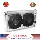 3-Rows Radiator Shroud Fan For 84-90 Chevy Corvette C4 / S10 S10 Blazer 82-02 V8