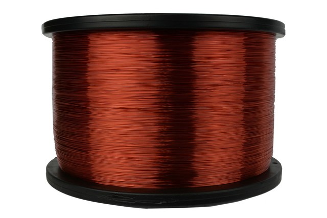 TEMCo 30 AWG Copper Magnet Wire 8 oz 1566 ft 155°C Magnetic Coil Red TEMCo 30 AWG Copper Magnet Wire 8 oz 1566 ft 155°C Magnetic Coil Red
