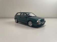 Norev 1:18 VW Golf VR6 Dark Green Openable Antique Car Model Rare