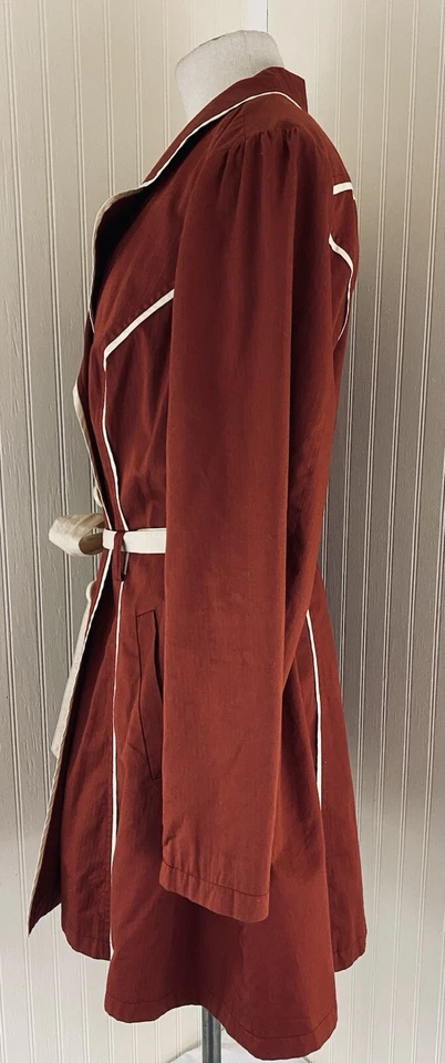 Vintage ModCloth Belted Jacket Open Front  jacket Plus Size 2 XL - Image 4 of 4