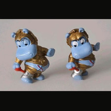 Happy Hippos &Uuml;-Ei Sammelfiguren 2er-Set Nilpferd blau/gold (2 Figuren)