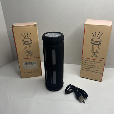 Wireless Bluetooth Speaker Music Smart Mobile Power Water Proof, Flashlight N907
