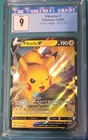 Pokémon Pikachu V Full Art Ultra Rare Holo CGC 9 Vivid Voltage 043/185 190HP 200