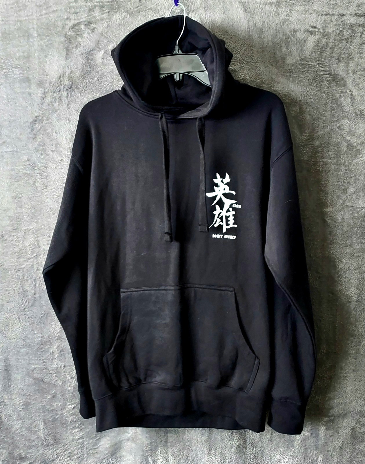 Sudadera con Capucha Pullover NCT 127 Kick It Negra Talla Mediana Banda Corea del Sur