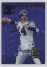1997 Playoff First & Ten Kickoff Brad Johnson #K65 0q3