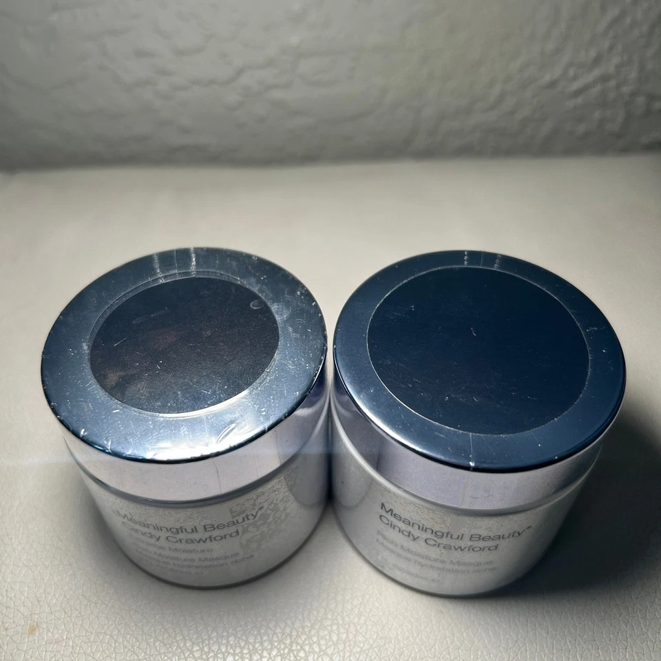 Meaningful Beauty Cindy Crawford Rich Moisture Masque Lot of 2 - 2oz Each - Image 2 of 4