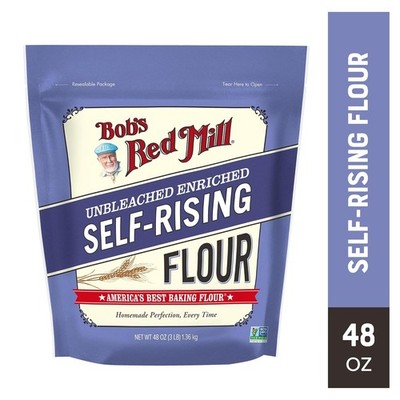 Bob s Red Mill Self-Rising Flour - 3 lb Bag, Ideal for Biscuits, Pancakes, Quic