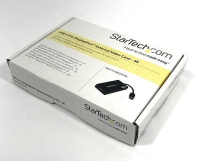 Open Box StarTech USB 3.0 to DisplayPort to External Video Card 4K USB32DP4K