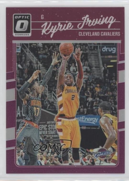 2016-17 Panini Donruss Optic Purple Prizm Kyrie Irving #17 5jz