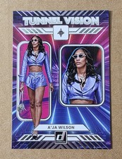 2025 Panini Donruss WNBA A'ja Wilson #13 Tunnel Vision Las Vegas Aces 