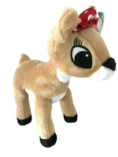 Rudolph the Red Nosed Reindeer Clarice Standing Plush Toy 10 inch NWT