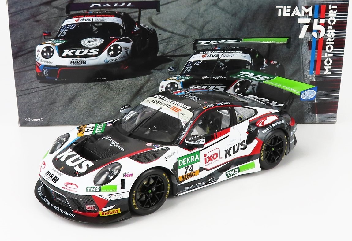 Porsche 911 GT3 R #74 IXOMODELS livrée officielle ADAC GT Masters Fittje