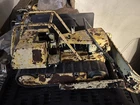 VINTAGE MIGHTY TONKA T-9 DOZER PRESSED STEEL 17 1/2" LONG Parts or Restore