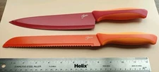 2 Pcs - Fiesta 8" Chef's Knife & 8" Serrated Bread Knife