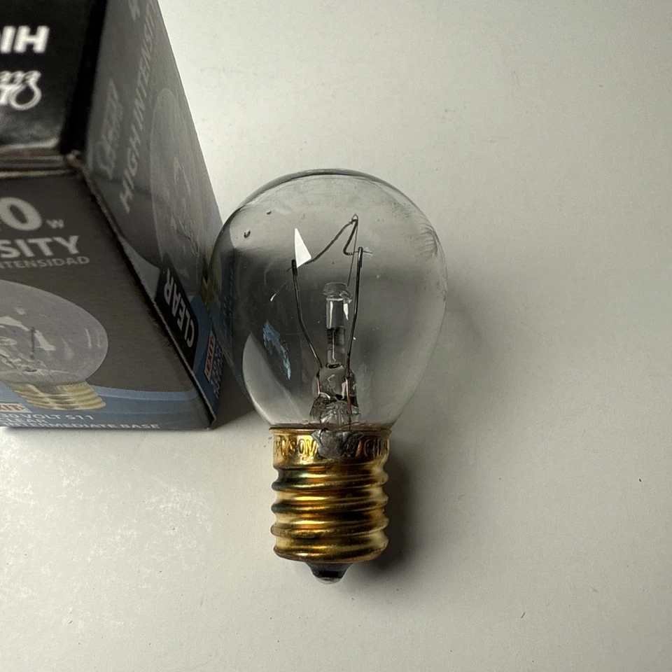 FEIT ELECTRIC 40 Watt 130V S11 Exit Sign High Intensity Clear Light Bulb Lot x11 - Image 3 of 4