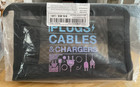 Plugs Cables And Chargers Storage Bag Perfect For Travel And Brand New