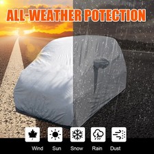 Full Car Cover Waterproof All Weather Protection Scratch Resistant Universal Fit