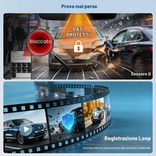 Dash Cam 4K per Audi A3 A4 A5 A6 A7 A8 Q2 Q3 Q5 Q7 Q8 R8 Videocamera Auto OEM - Miniatura 4