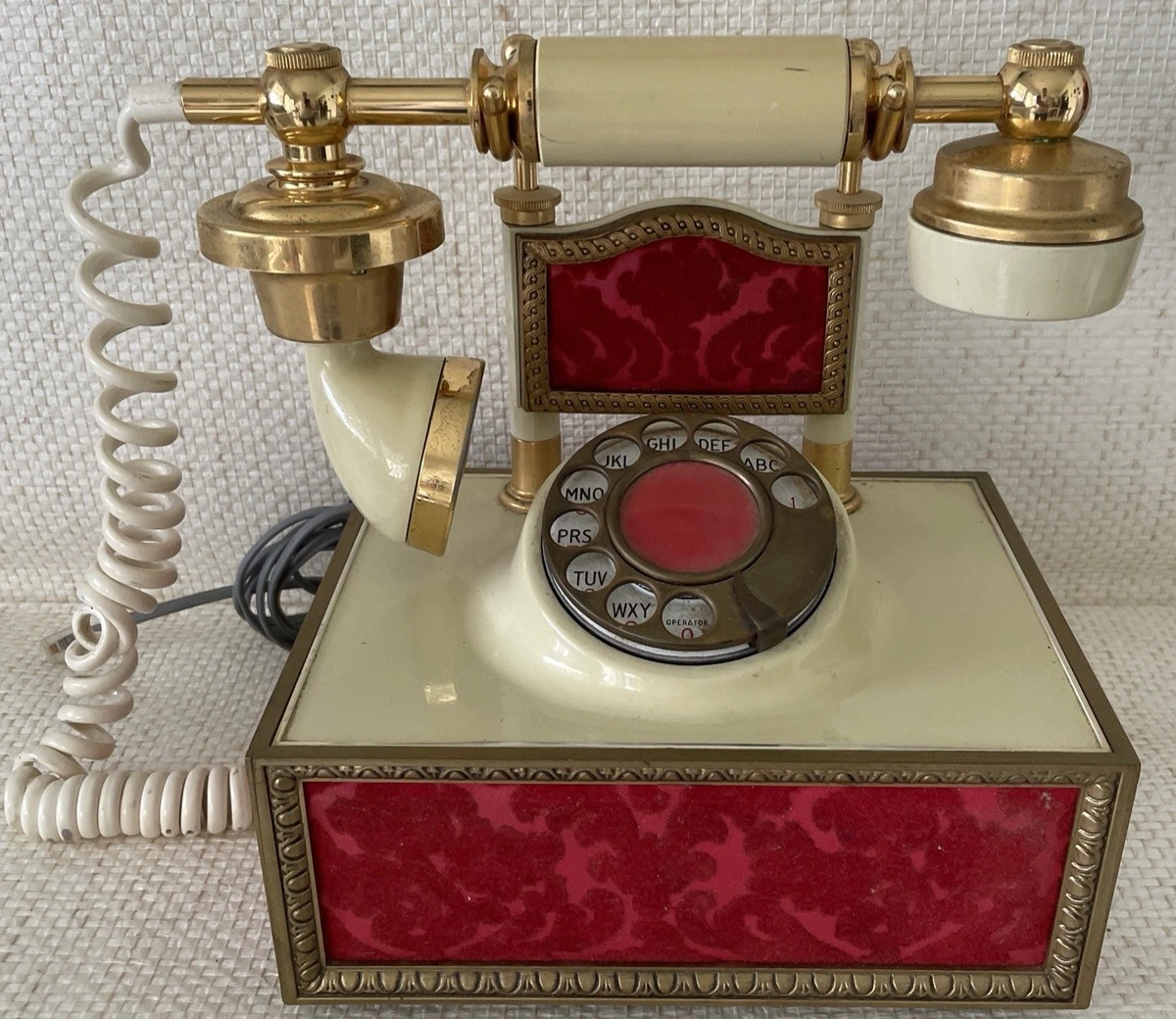 パリス製　電話 Vintage French Style Rotary Phone In Collectible Telephones (1940