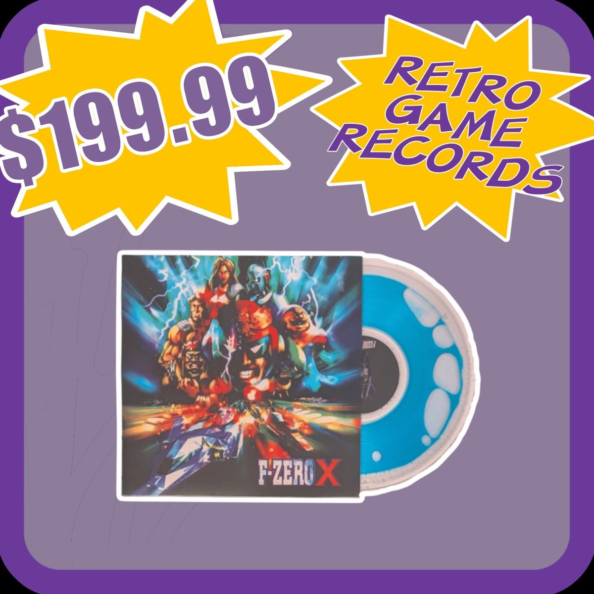 F-Zero X Liquid Filled Vinyl | eBay