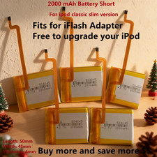 NEW LG 2000mAh battery upgrade replacement for iPod classic 6 7 Video 5.5 thin