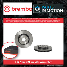 Image of 2x Brake Discs Pair Vented fits TOYOTA YARIS/VITZ 1.5 Front 2013 on 280mm Set