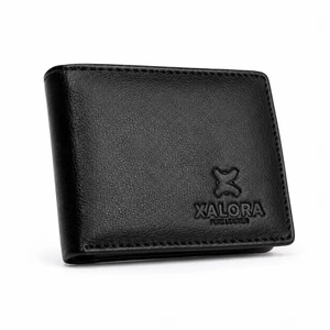 XALORA RFID Blocage portefeuille en cuir hommes Slim bifold 13 Fentes de cartes ID