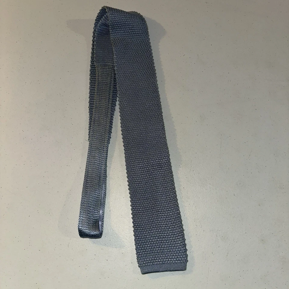 Corbata inferior plana tejida 100 % seda hecha a mano en Italia Lauren Ralph Lauren 59x2,5 Foto 2 de 4