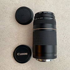 Canon EF 75-300mm f/4-5.6 Ultrasonic Zoom Lens Auto/Manual Focus 58mm